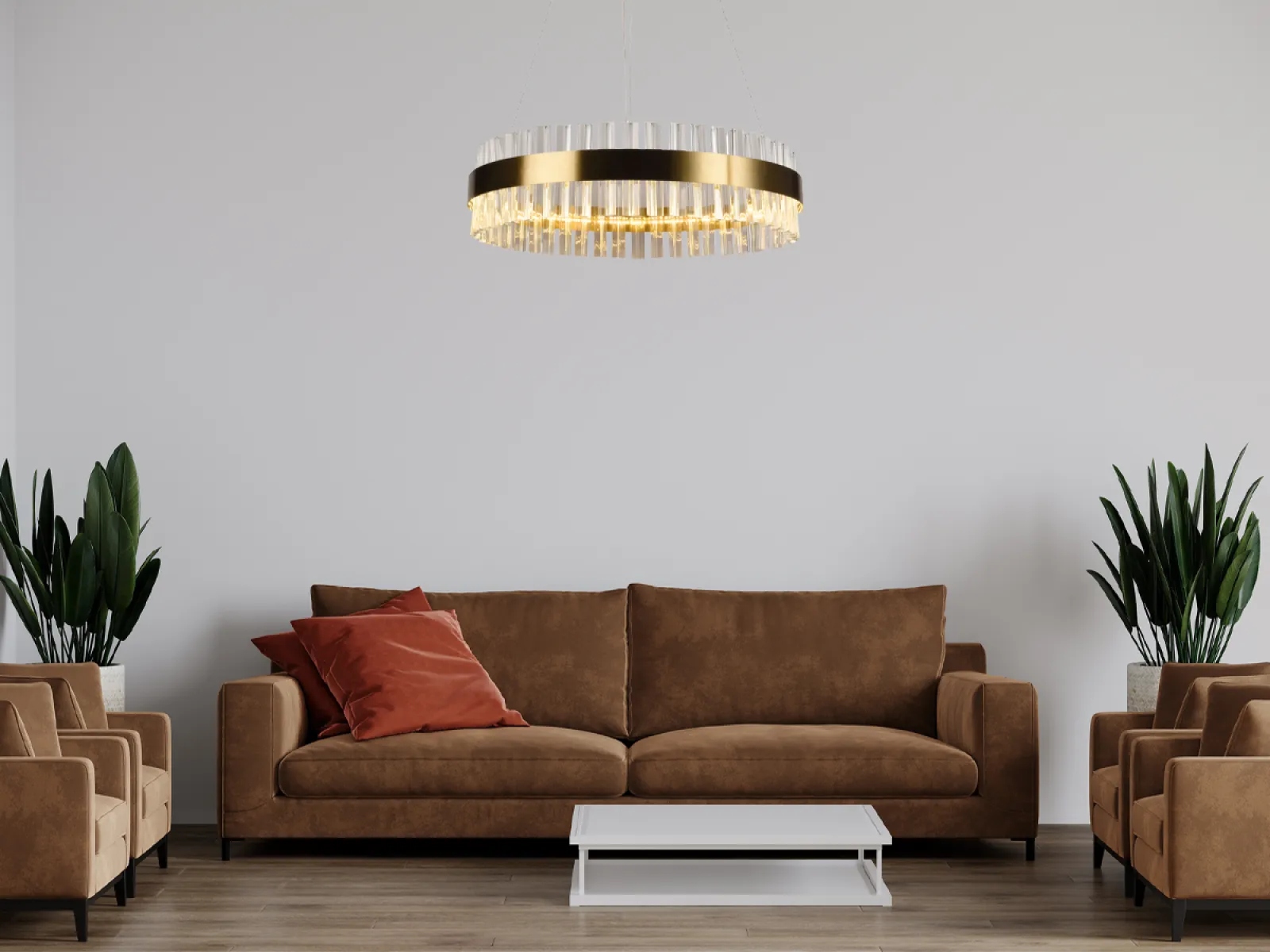 LED krištáľový luster + diaľkový ovládač 50W - J6301/C – Obrázok 12