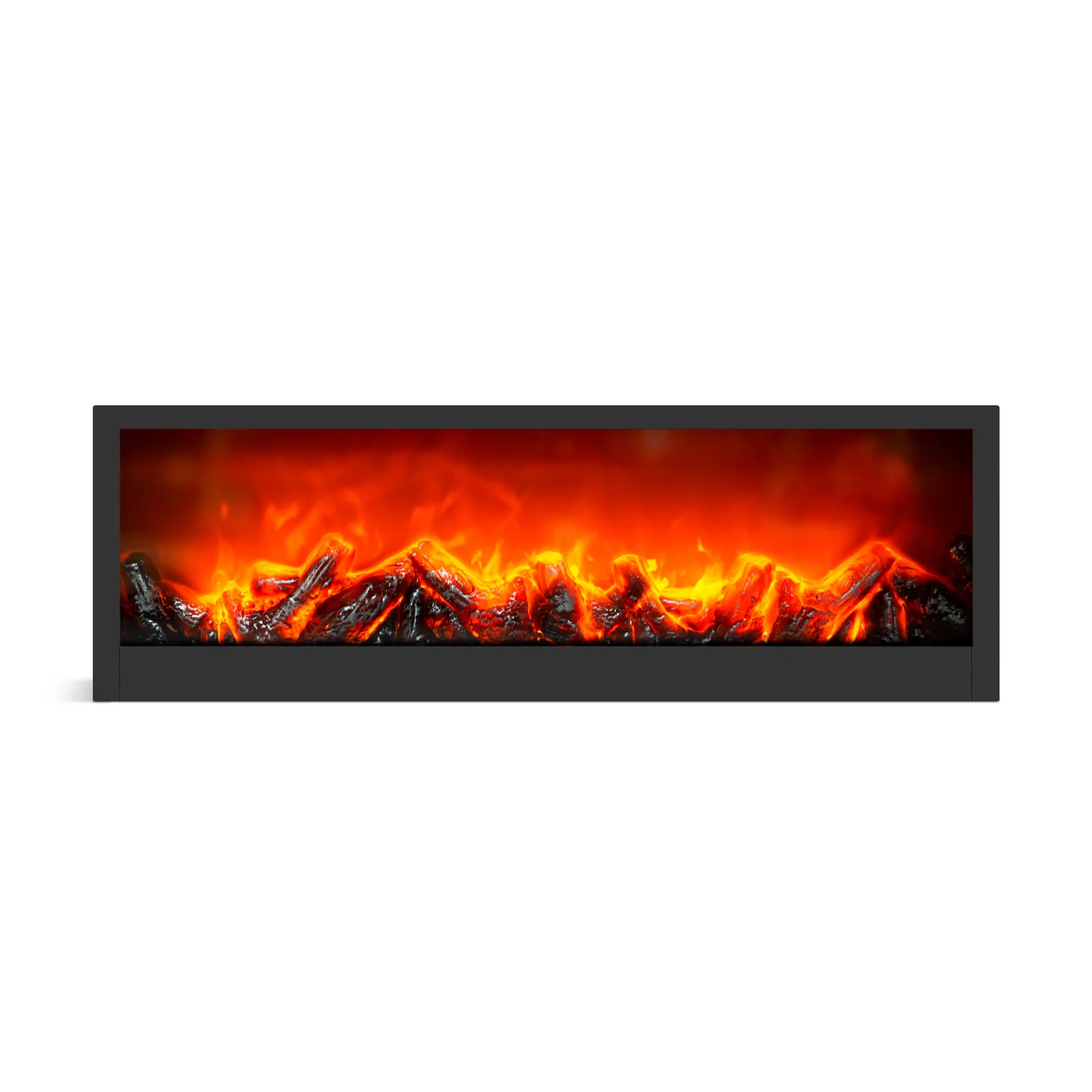 Krb s LED plameňom - na batérie / USB - 60 x 10 x 20 cm – Obrázok 2