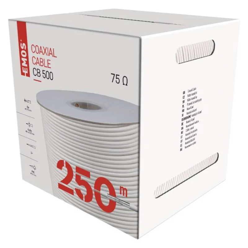 Koaxiálny kábel CB113 LSZH, 250m – Obrázok 6
