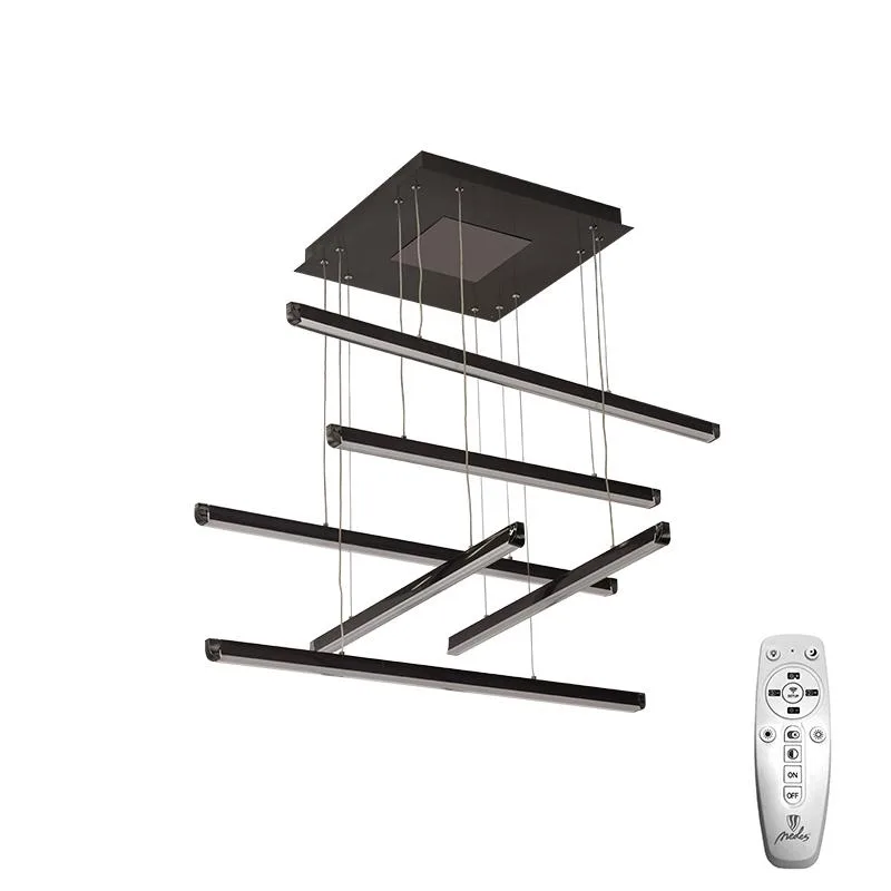LED závesné svietidlo s diaľkovým ovládačom 100W - J3373/BCH – Obrázok 9
