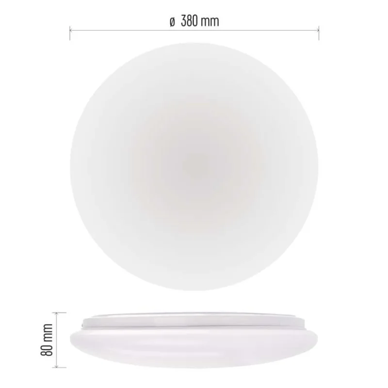 LED prisadené svietidlo FIONI, kruhové biele – Obrázok 30