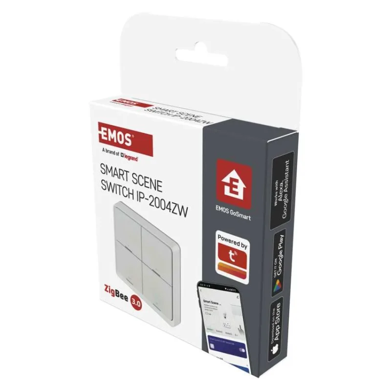 GoSmart Prenosný ovladač scén IP-2004ZW, ZigBee 3.0, 4-tlačidlový – Obrázok 10