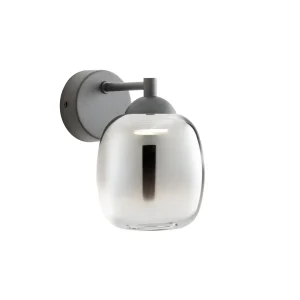 KHADI AP LED 6W 3000K SMOKE nástenné