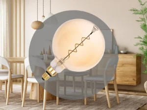 LED dekoratívna žiarovka / filament SPIRAL 4W