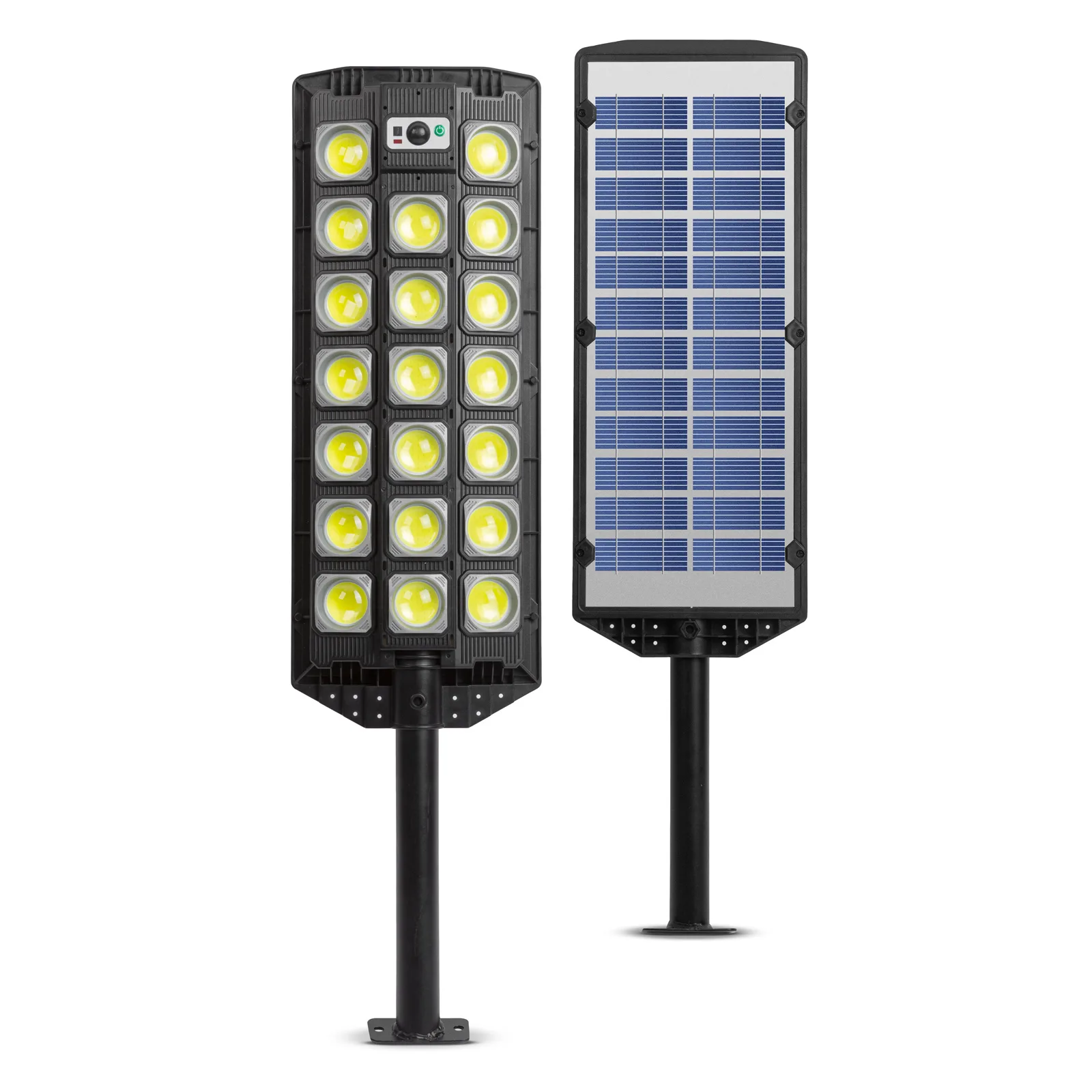Solárny nástenný reflektor - 520 SMD LED - 3000 lm - 20W - 4500 mAh - IP65 – Obrázok 3