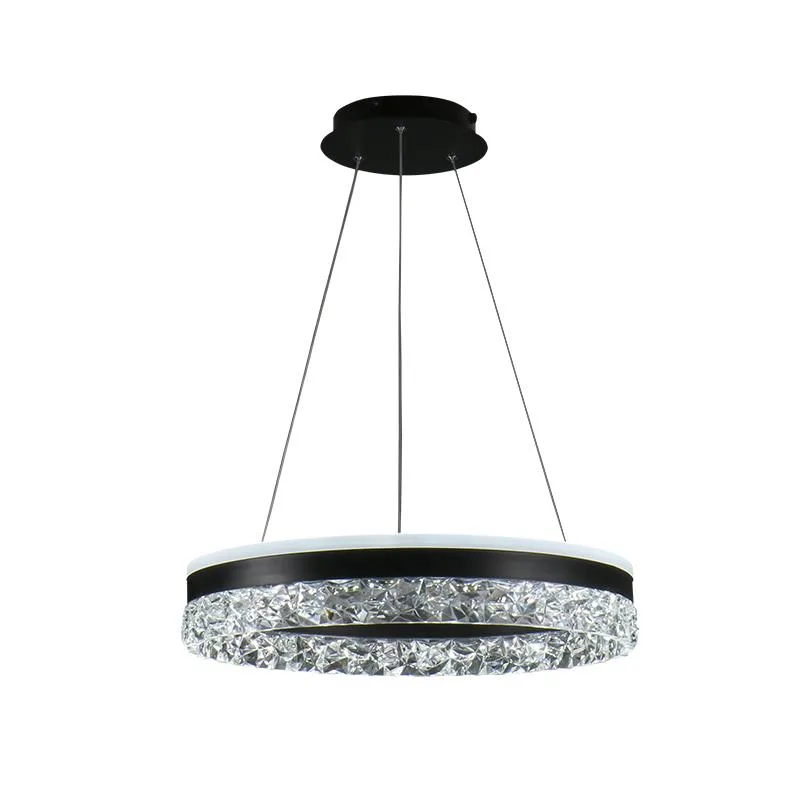 LED luxusné závesné krištáľové svietidlo s diaľkovým ovládačom 80W - TA2301/B – Obrázok 2