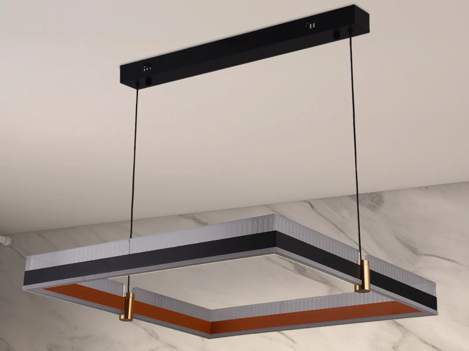 LED závesné lampa + diaľkový ovládač 100W - J4336/B