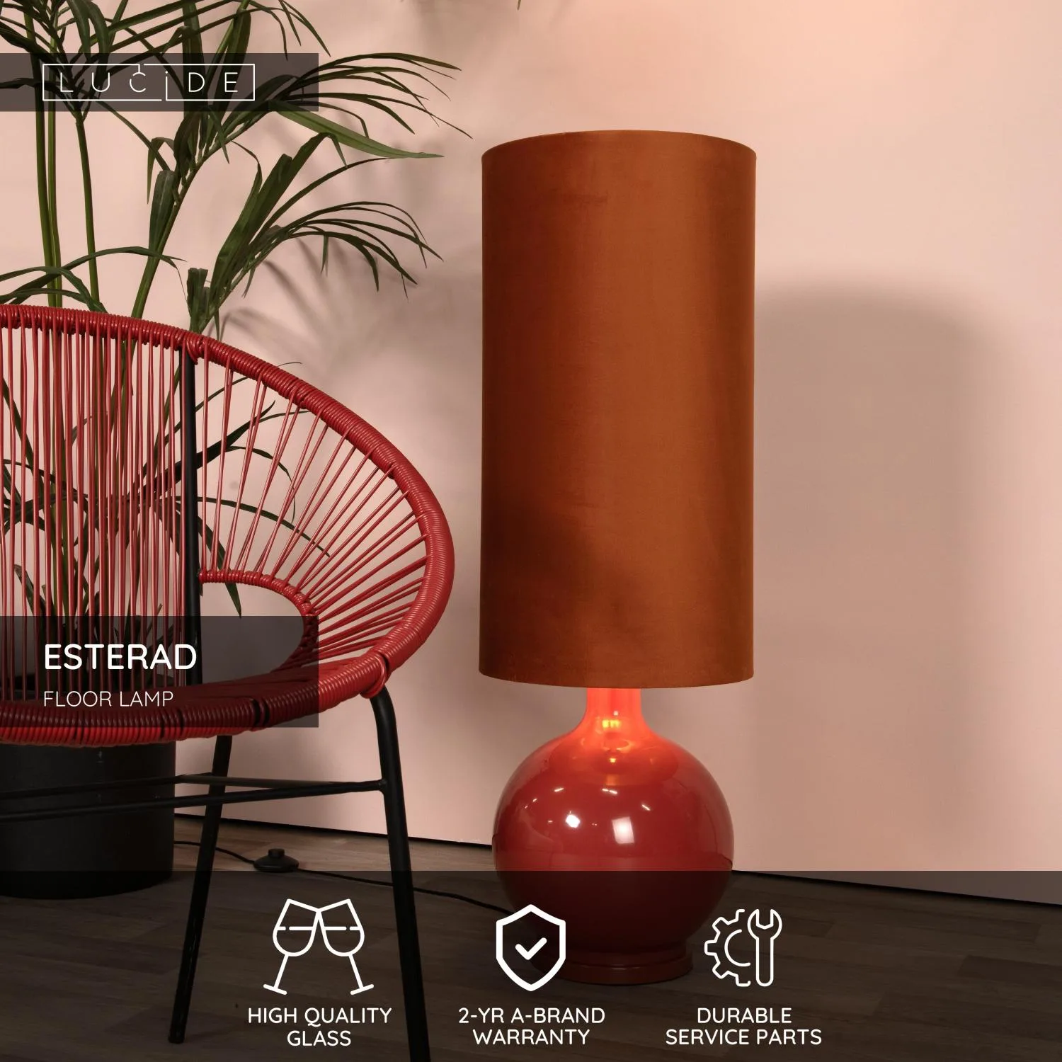 ESTERAD – Stojaca lampa – Ø 34 cm – 1xE27 – Obrázok 16