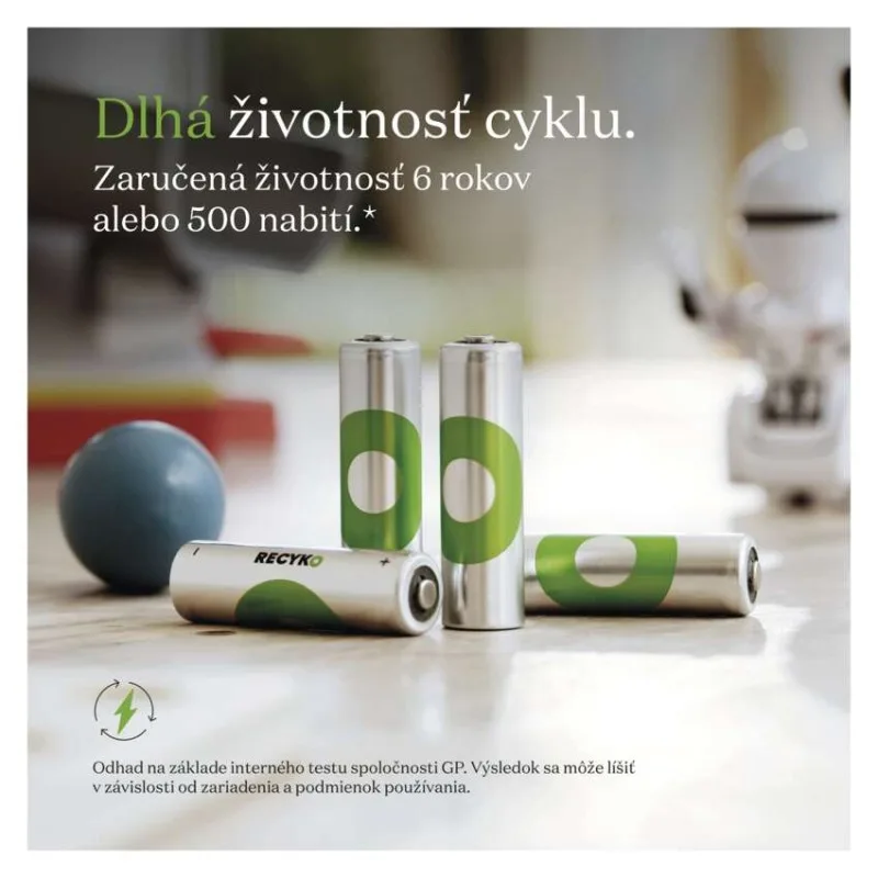 Nabíjacia batéria GP ReCyko 650 (AAA) 2 ks – Obrázok 6