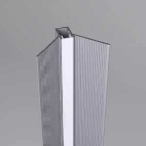 PRF018 SET NANOPROFILE 3m for TRIM. CORNER INSTAL. EXT.+DIFF.+2 END CAPS (1 with & 1 w/o HOLE)