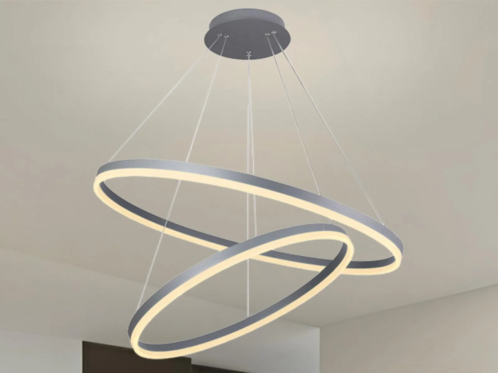 LED visiace svietidlo + diaľkový ovládač 100W - J4311/S – Obrázok 9