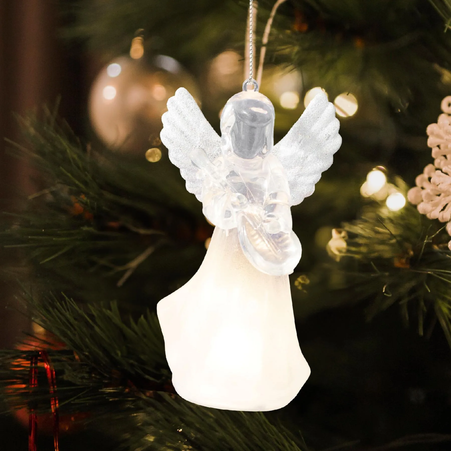 LED dekorácia, anjel – Obrázok 3