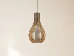 Závesný luster z masívneho dreva E27 / 310 - WRE091