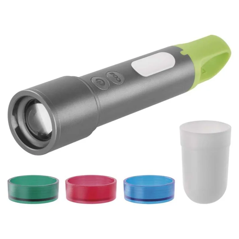LED nabíjacie ručné kovové svietidlo, 600 lm, 1 200 mAh – Obrázok 2