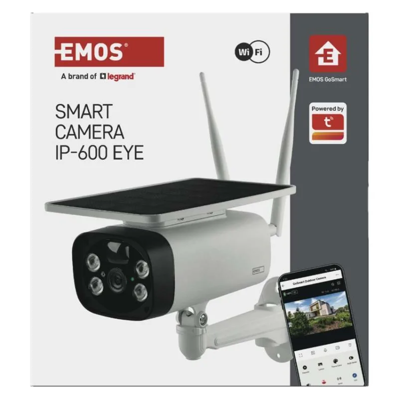 GoSmart Vonkajšia batériová kamera IP-600 EYE s WiFi a solárnym panelom – Obrázok 21