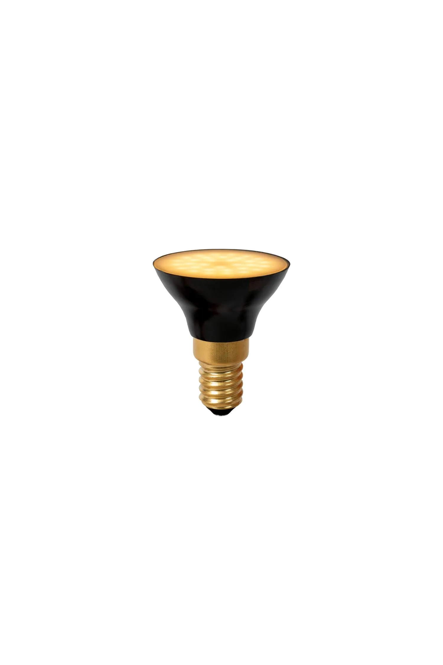 G45 - LED žiarovka - Ø 4,3 cm - LED 3 StepDim - E14 - 1x5W 2700K - čierna