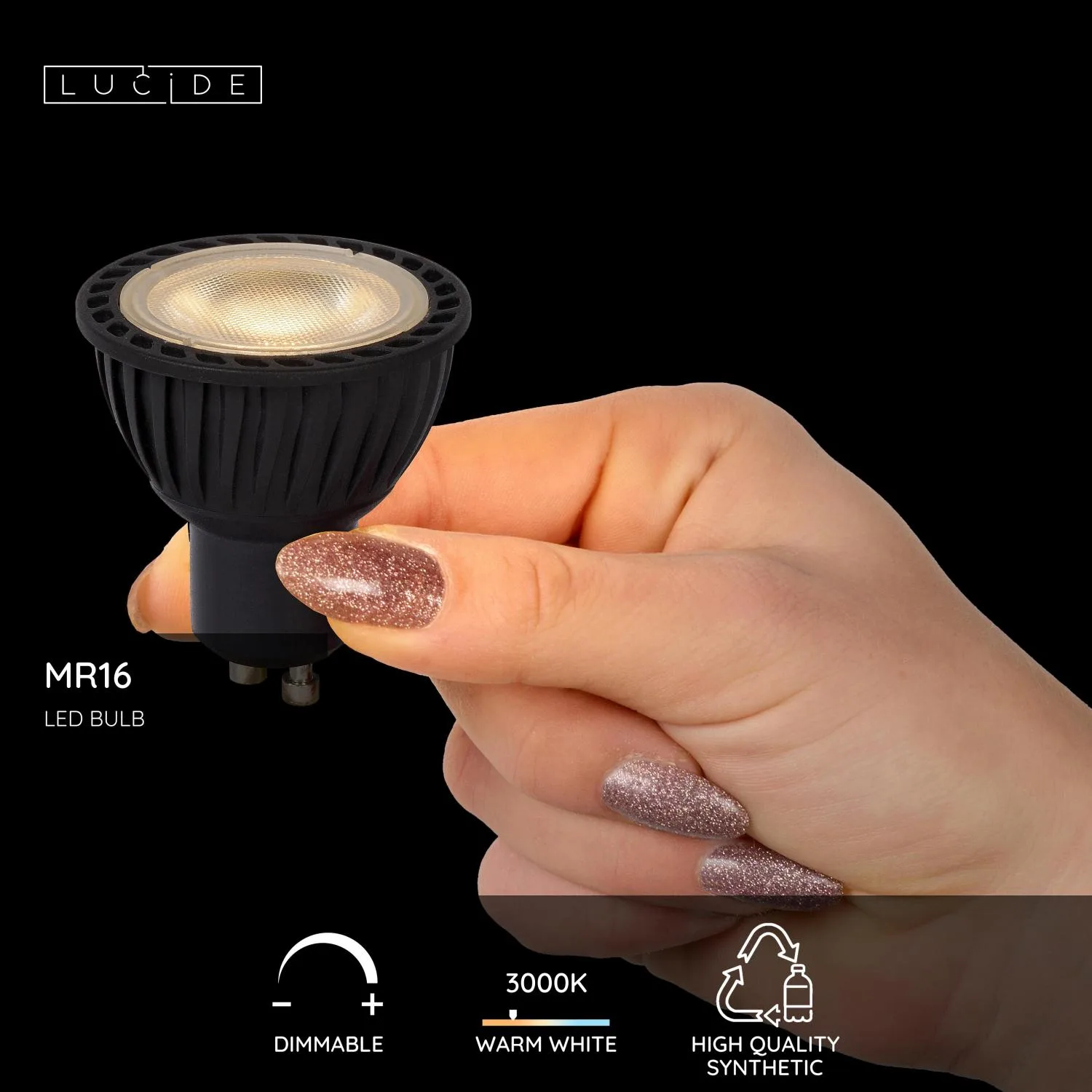 MR16 - LED žiarovka - Ø 5 cm - LED tlmená - GU10 – Obrázok 2