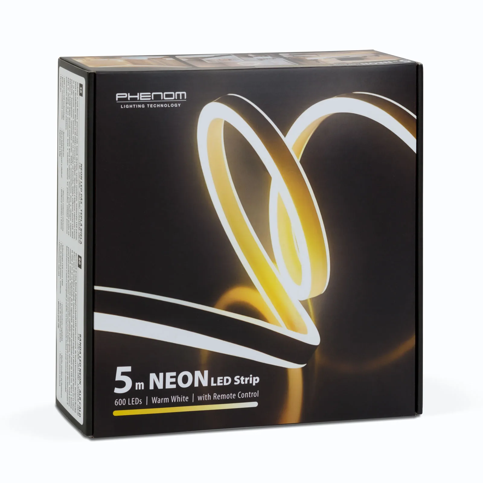 NEON LED pás - teplá biela - 5 m - 220-240V - 2835 SMD - 120 LED/m- 6W/m – Obrázok 5
