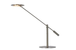 ANSELMO - Stolná lampa - LED tlmená - 1x9W 3000K - saténový chróm