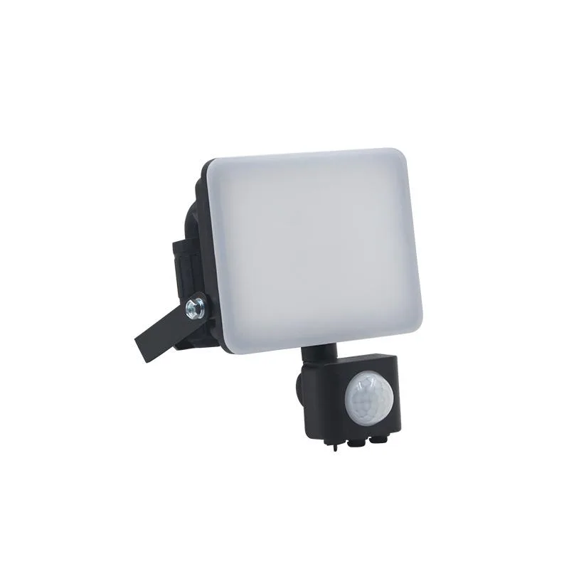 Vonkajší čierny LED reflektor so senzorom 10W / 4000K - LF7021S – Obrázok 9