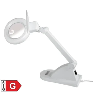 Lampa s lupou, montáž na stôl, 12 dioptrií