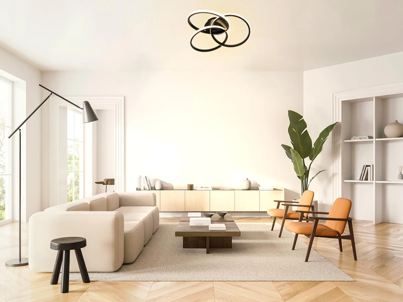 LED stropné svietidlo s diaľkovým ovládačom 70W - TA1328/B – Obrázok 8