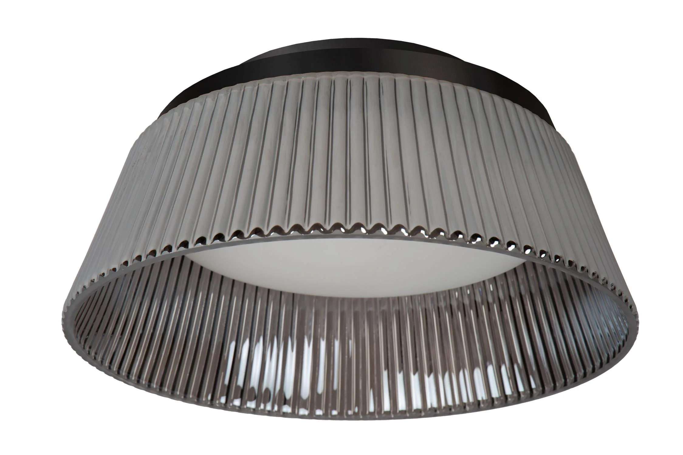 VIXI – Stropné svietidlo na zapustenie – Ø 35 cm – LED s možnosťou stmievania – 1x17,6 W, 2900 K – dymovo šedá – Obrázok 2