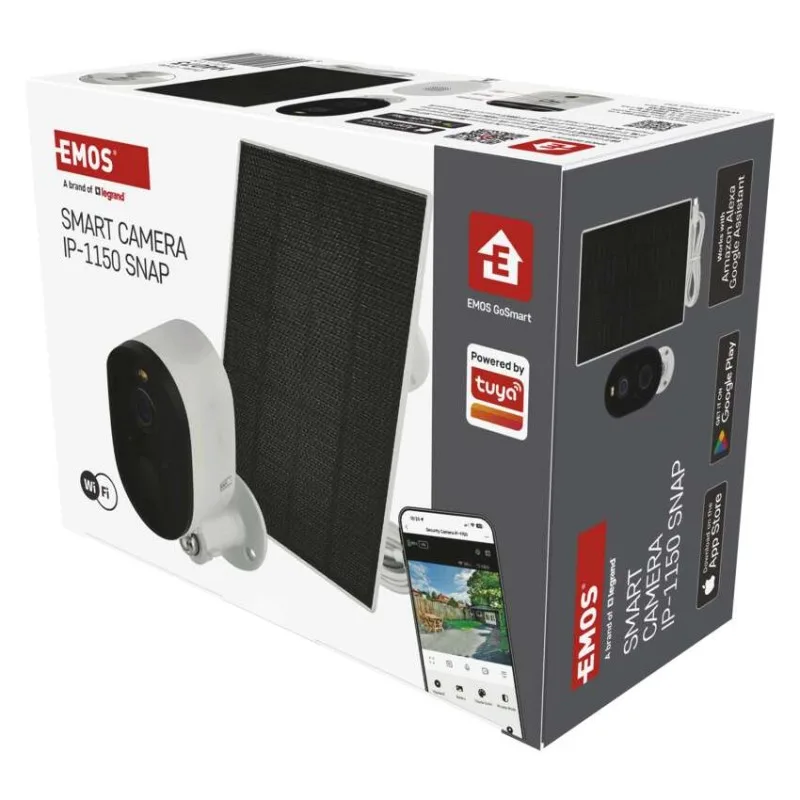 GoSmart Vonkajšia batériová kamera IP-1150 SNAP s WiFi a solárnym panelom – Obrázok 12