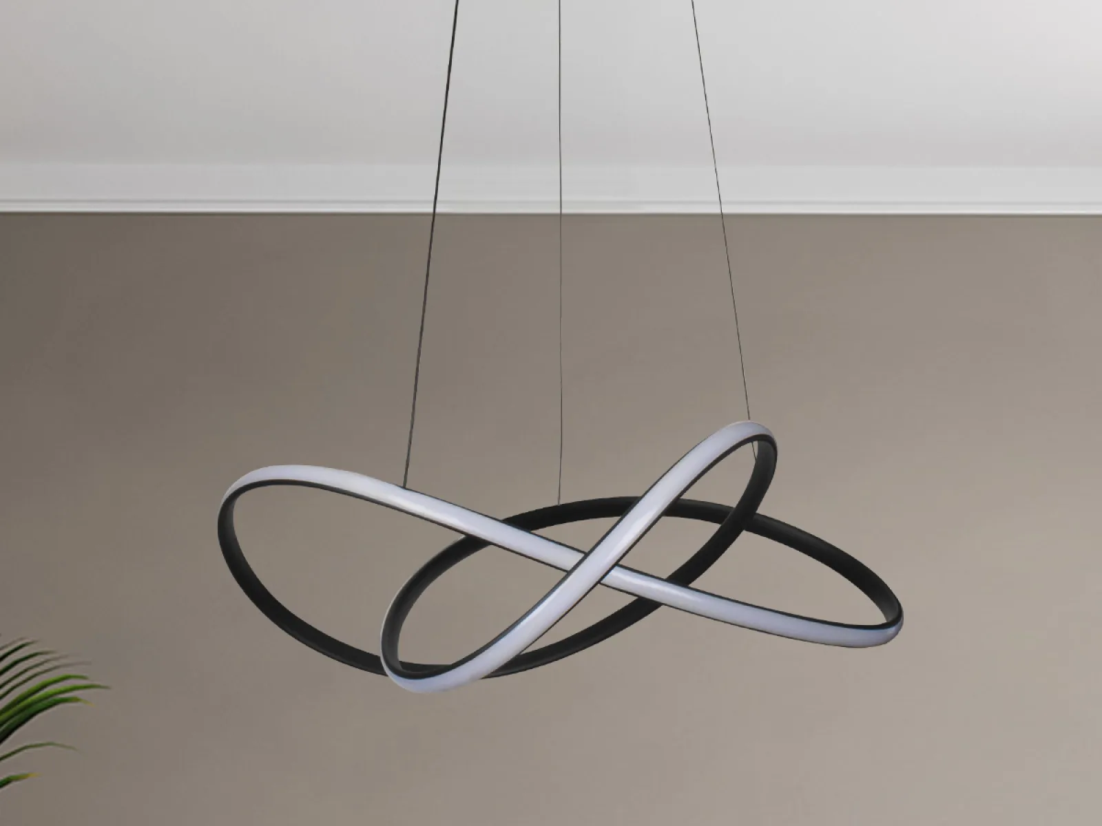 LED závesné svietidlo s diaľkovým ovládačom 85W - TA2311/B