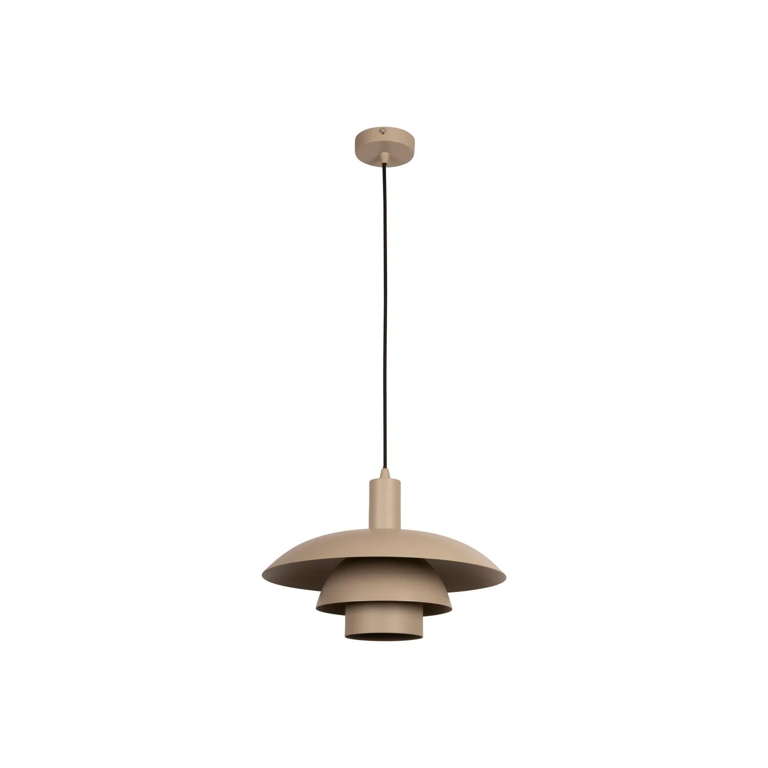 BRUNO - Závesné svetlo - Ø 38 cm - 1xE27 - Taupe | Essential – Obrázok 2