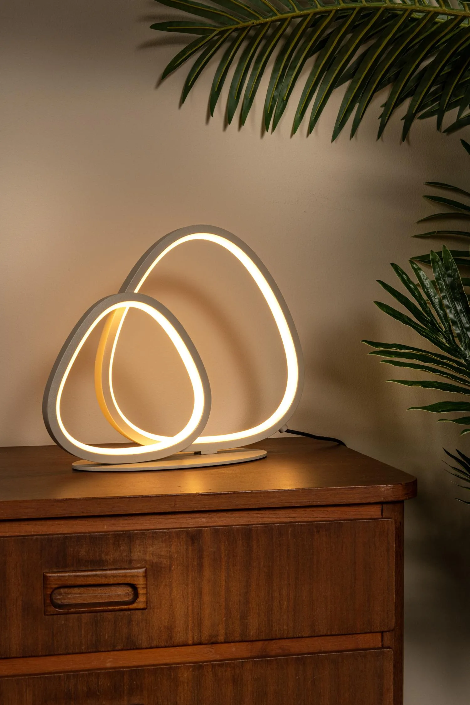 SAMLING - Stolná lampa - LED tlmená - CCT - 1x16W 2700K/4000K - Taupe | Essential – Obrázok 4