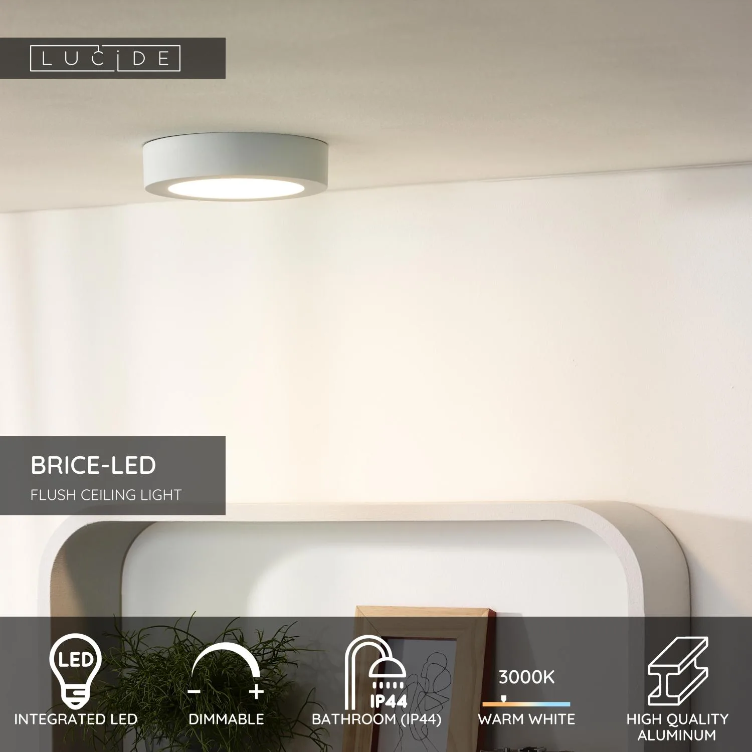 BRICE-LED – Stropné svietidlo na zapustenie do stropu do kúpeľne – Obrázok 17