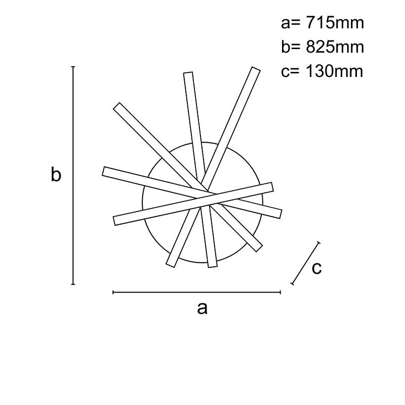 LED stropné svietidlo s diaľkovým ovládačom 75W - J3344/B – Obrázok 5