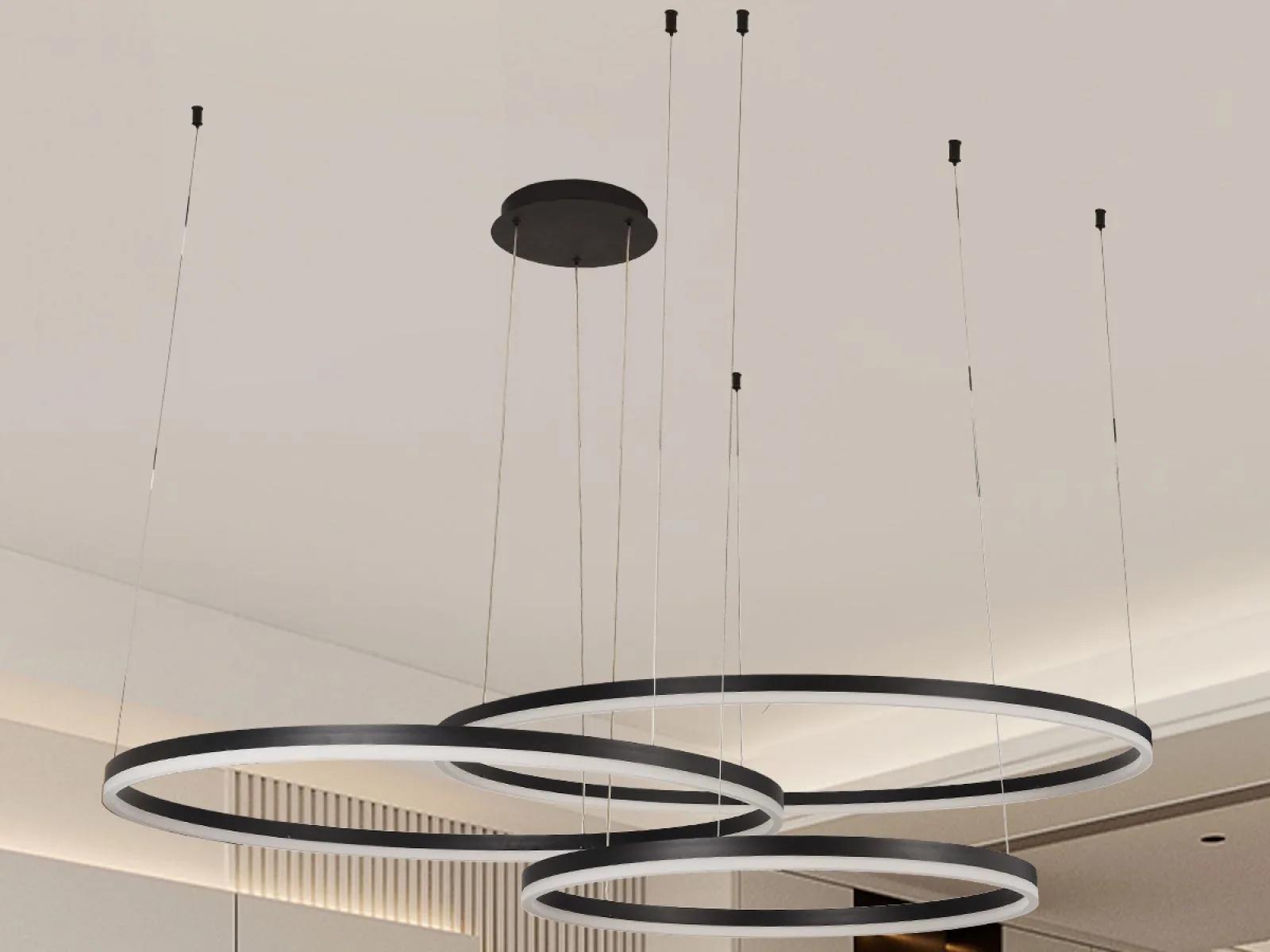 LED závesné svietidlo + diaľkový ovládač 170W - J4385/B
