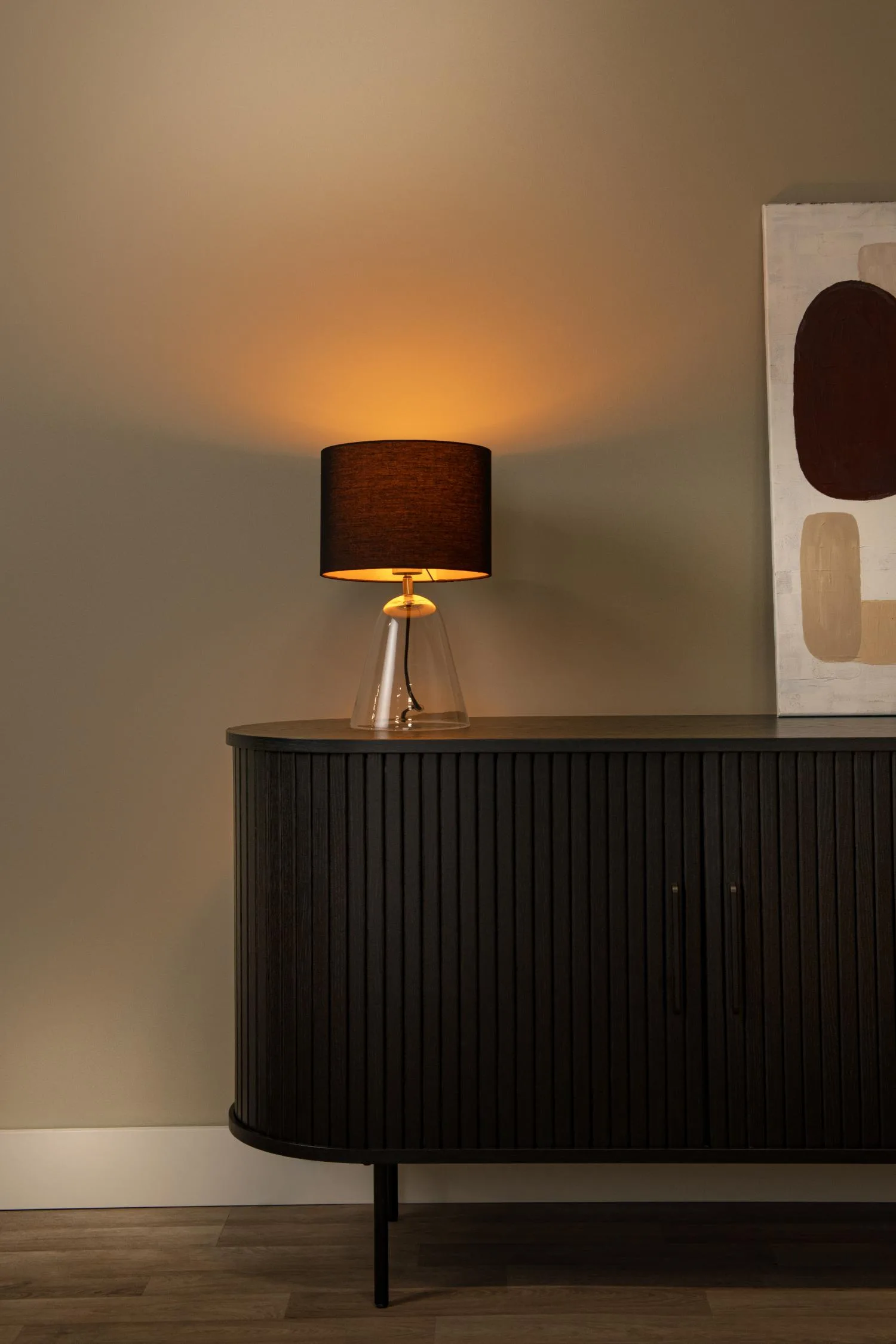 CAMPANA – Stolná lampa – 1xE27 – priehľadná – Obrázok 4