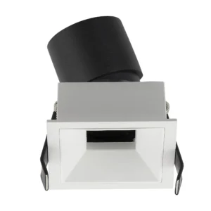 XPIT SQ. ADJ. RECESSED SQ. SPOT LIGHT DALI 6.8W/SWH
