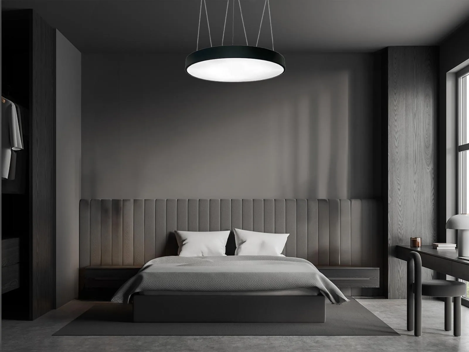 LED závesné svietidlo na lanku 150W / 4000K - LCL7124-H – Obrázok 3