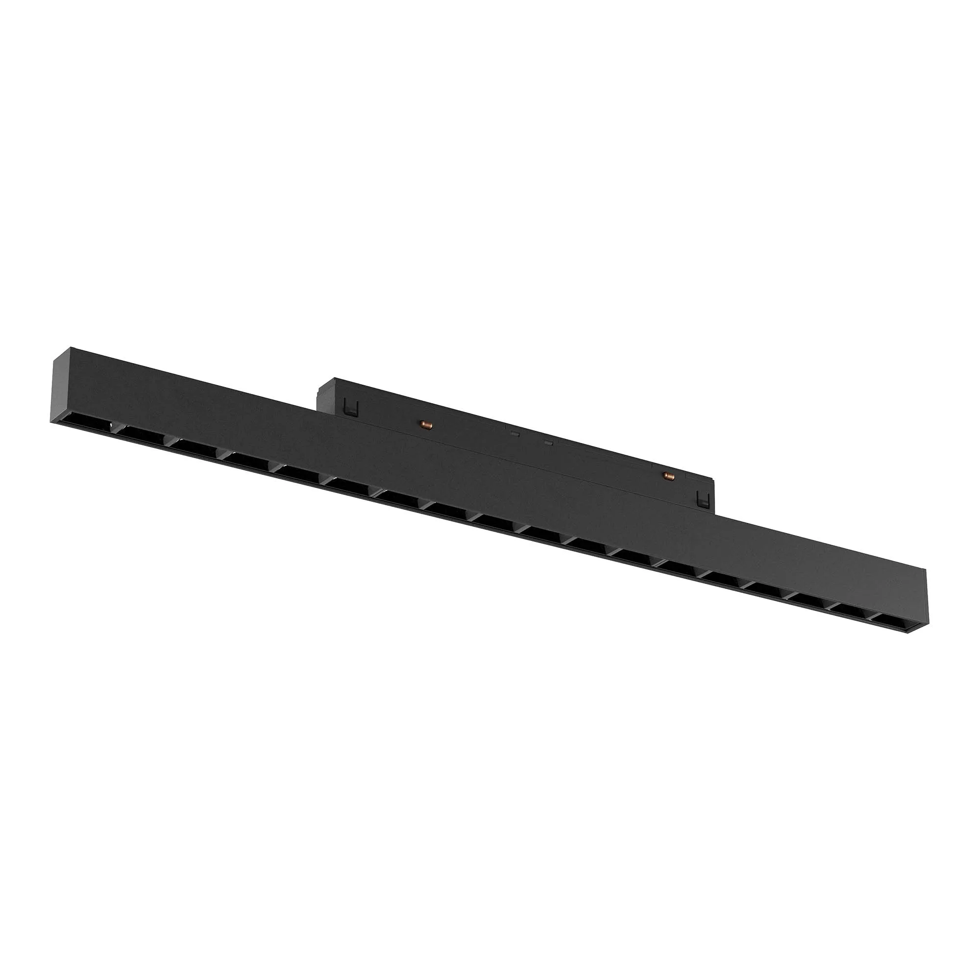 XTEN REC./SURF. LINEAR LIGHT FIT. w. SPOTS DALI 14W 291mm 48V DC 36dgr UGR<19 CRI.90 IP40