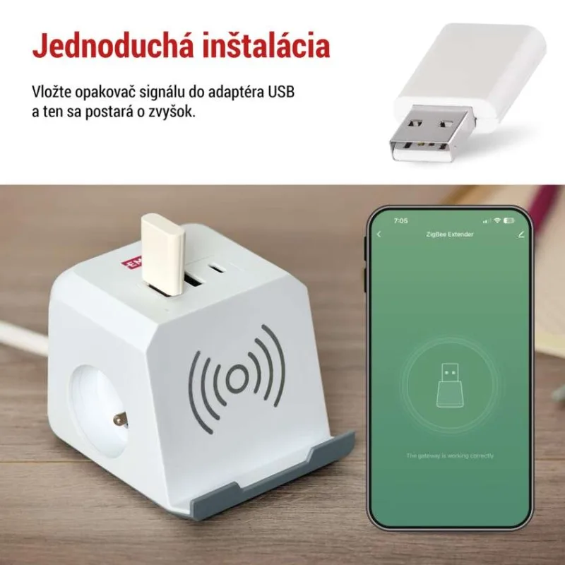 GoSmart opakovač signálu IP-2213Z pre bránu ZigBee – Obrázok 3