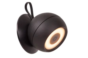 LUNEX – Nabíjateľné nástenné svietidlo pre interiér/exteriér – Akumulátor – Stmievateľné LED – 1x2 W, 3000 K – IP54 – Magnetické