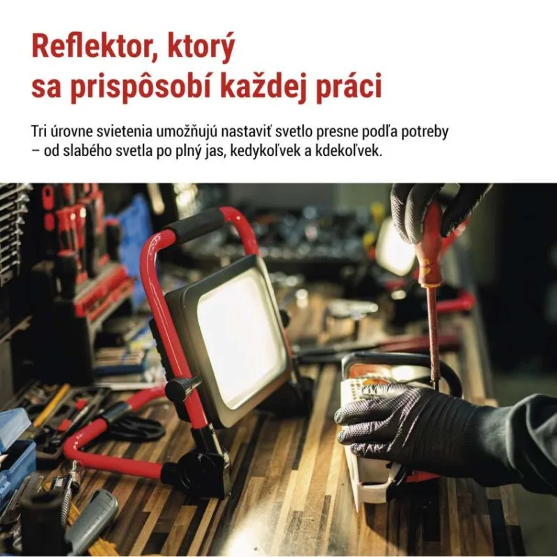 LED reflektor ACCO nabíjací prenosný, – Obrázok 122