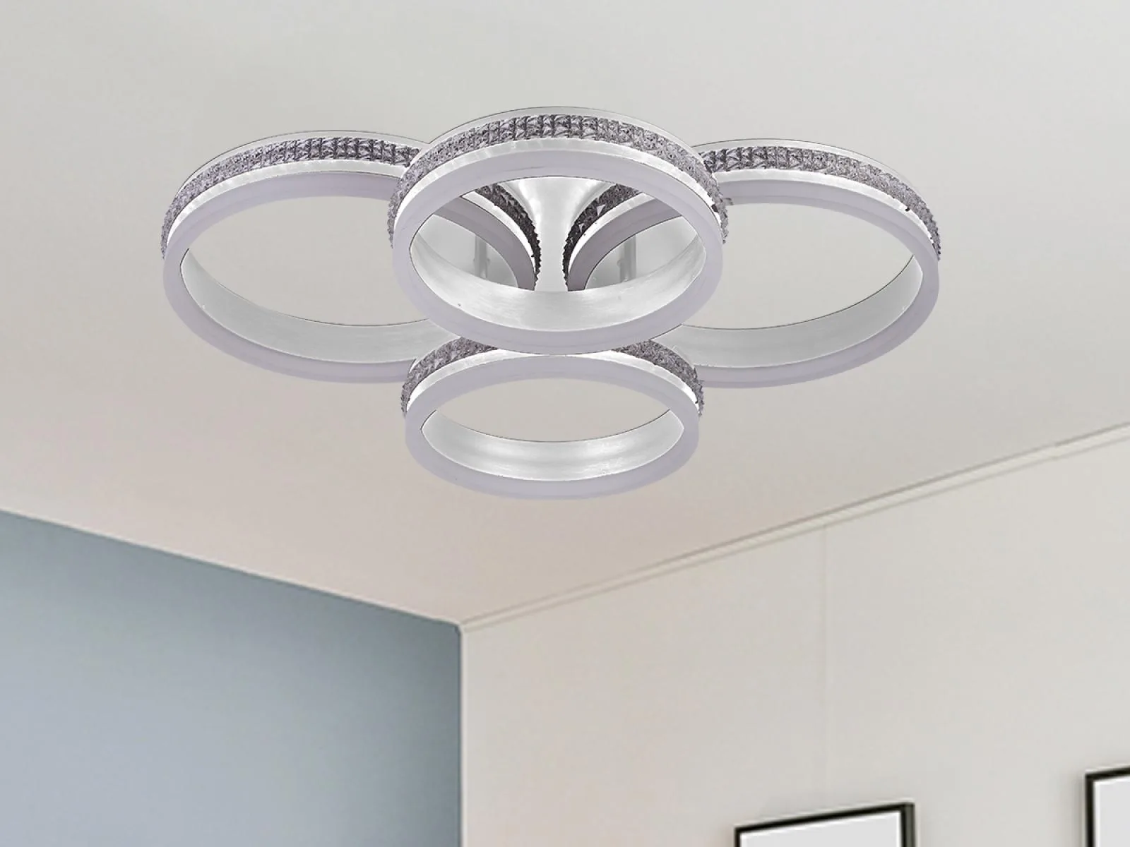LED stropné svietidlo s diaľkovým ovládačom 150W - J3354/W