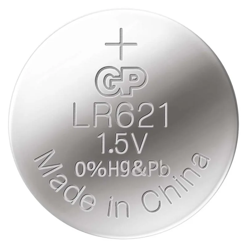 Alkalická gombíková batéria GP LR621 (164F), 10 ks – Obrázok 2