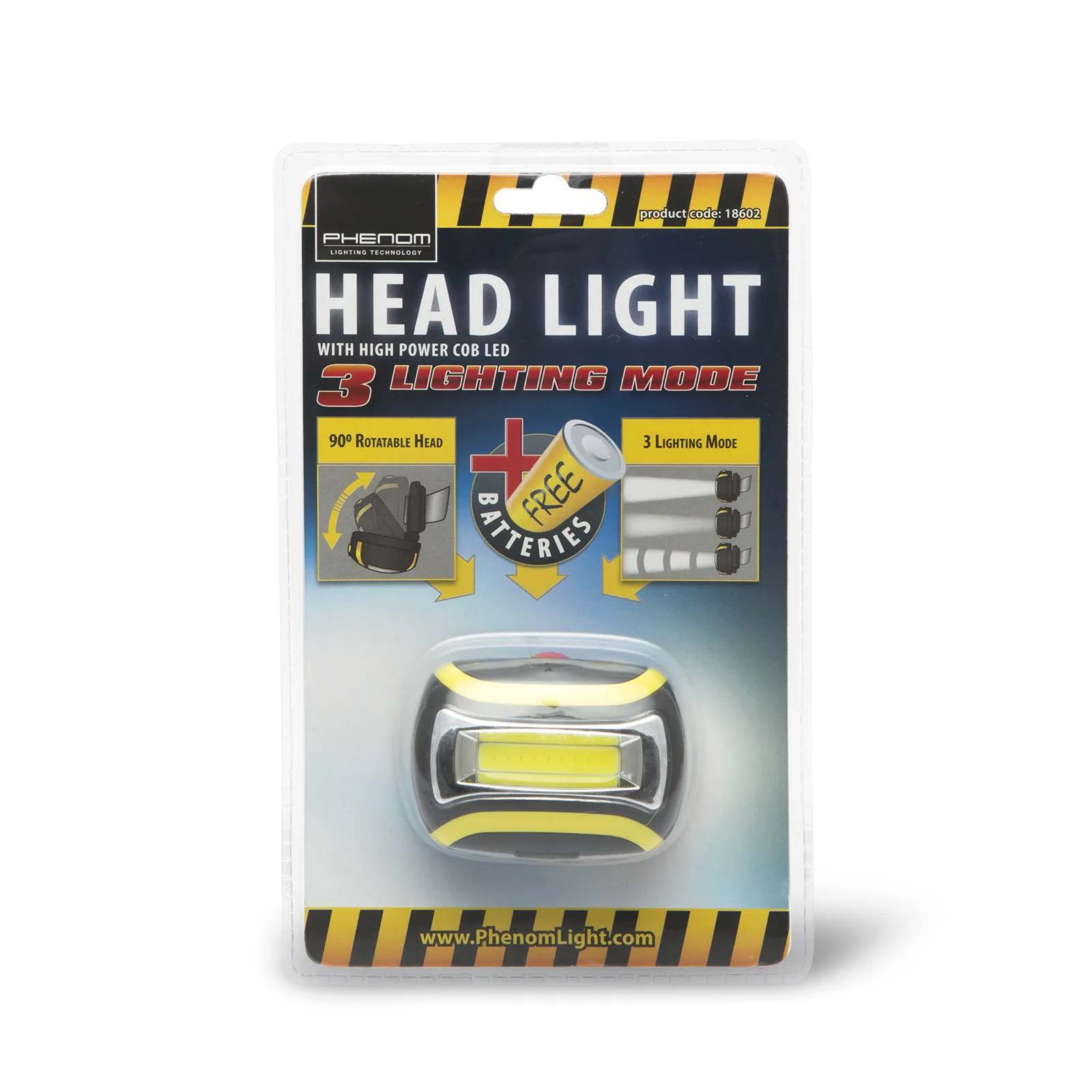 Čelová lampa COB LED – Obrázok 4