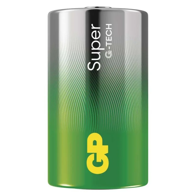 Alkalická batéria GP Super LR20 (D), 2 ks – Obrázok 4