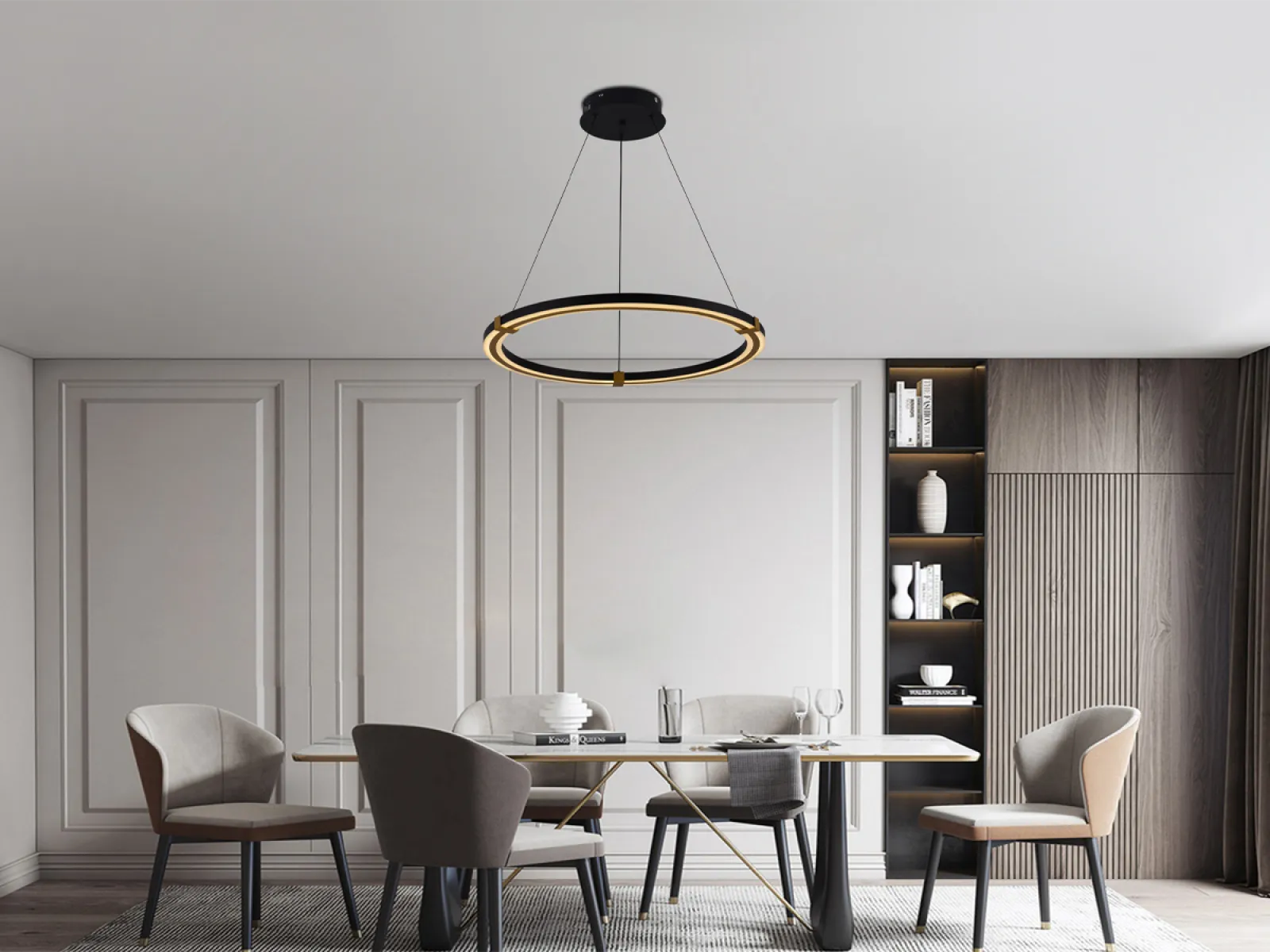 LED visiace svietidlo + diaľkový ovládač 75W - J4341/B – Obrázok 15