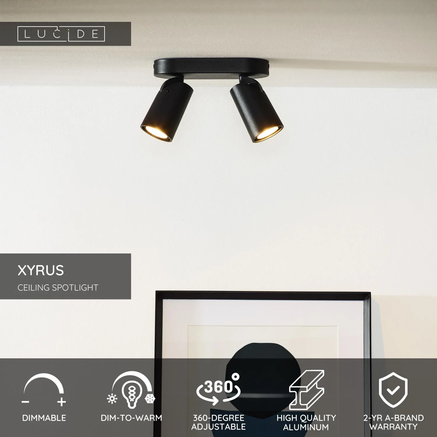 XYRUS – Stropný bodový svietidlo – Obrázok 3