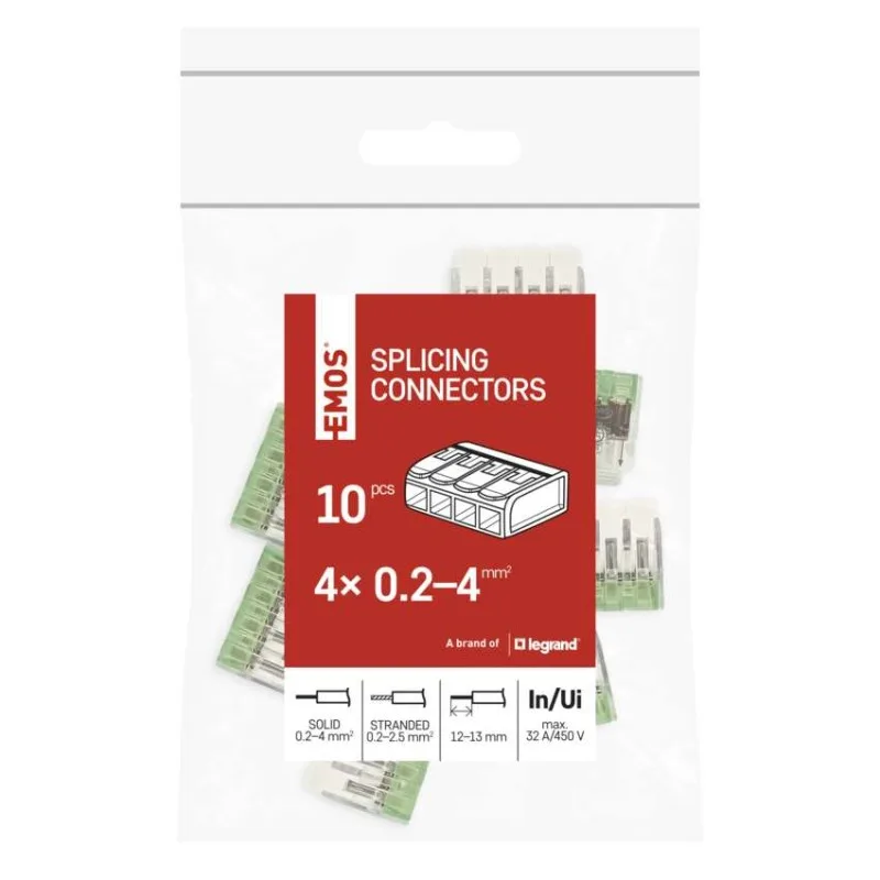 Páčková spojovacia svorka 4× 0,2–4 mm2, 10 ks – Obrázok 8