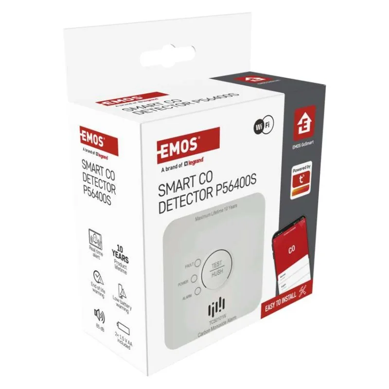GoSmart detektor oxidu uhoľnatého v miestnosti TCS0101W s WiFi – Obrázok 18