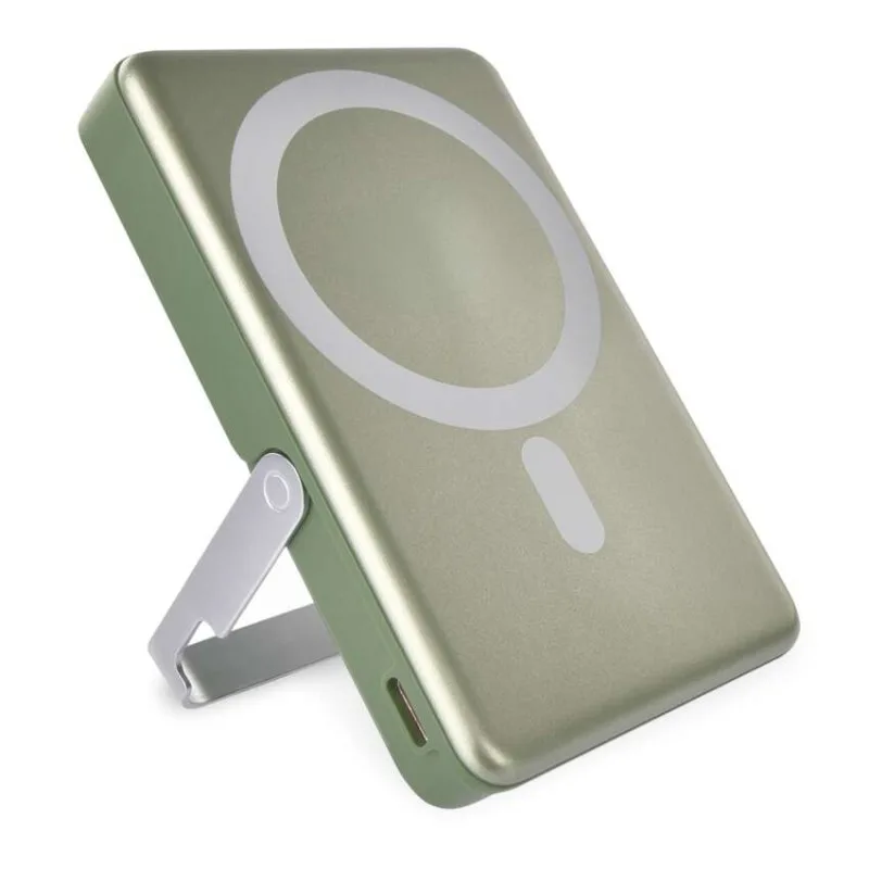 Power bank EMOS WI 1031, 10 000 mAh, 20 W+Wireless, army-green